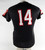 Texas Tech Red Raiders #14 Game Used Black Jersey Womens Soccer M 332
