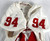 Indiana Hoosiers #94 Game Used White Jersey Football Name Plate Rem L 165