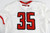 2020 Texas Tech Red Raiders #35 Game Used White Jersey Womens Soccer L 322