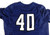 2023 Texas Tech Red Raiders #40 Game Issued Navy Jersey Womens Soccer L 324