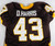 2010-13 Wyoming Cowboys Devyn Harris #43 Game Used Brown Jersey Football L 357