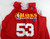 1990s Atlanta Hawks #53 Game Issued Red Practice Jersey XXXL 835
