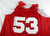 1990s Atlanta Hawks #53 Game Issued Red Practice Jersey XXXL 835