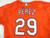 2024 Las Vegas Aviators Carlos Perez #29 Game Used Orange Jersey 46 233