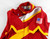 1988-89 Atlanta Hawks #40 Game Used Red Warm Up Jacket Pacman 44 216