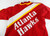 1988-89 Atlanta Hawks #40 Game Used Red Warm Up Jacket Pacman 44 216