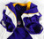 2012 Minnesota Vikings Blank Game Issued Purple Jersey 44 924