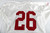 2009 San Francisco 49ers Mark Roman #26 Game Used White Practice Jersey XL 950