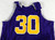 1990s Utah Jazz #30 Game Issued Purple Practice Jersey XXL 908