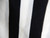 Refree Game Used Black White Striped Short Sleeve XL 923