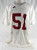 1990s Alabama Crimson Tide #51 Game Used White Practice Jersey XXXL 930