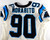 1998 Carolina Panthers Tim Morabito #90 Game Issued White Jersey 50 223