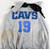 1990s Cleveland Cavaliers  #19 Game Issued Black Practice Jersey XL 088