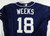San Diego Padres Jemile Weeks #18 Game Used Navy Jersey 46 058