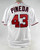 2023 Washington Nationals Israel Pineda #43 Game Issued White Jersey 46 374