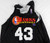1990s Atlanta Hawks #43 Game Issued Black Practice Jersey XXXL 189
