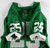 1990s Eastern Michigan Eagles Tolliver #25 Game Used Green Jersey Football 46 94