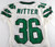 1993 New York Jets Craig Mitter #36 Game Issued White Jersey 46 155