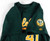 2001 Oakland Athletics Thad Bosley #41 Game Issued Signed Green Jersey 48 991