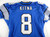 2008 Detroit Lions Jon Kitna #8 Game Issued Signed Blue Jersey 48 013