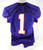 2016 Clemson Tigers #1 Game Issued Purple Jersey 46 677
