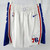 2024-25 Philadelphia 76ers Ricky Council IV #14 Game Used White Shorts L 38 807