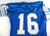 1990s Detroit Lions #16 Game Used Blue Jersey NP Rem 46 012