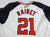 2024 Washington Nationals Tanner Rainey #21 Game Issued White Jersey DC Alt 48 8