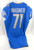 2019 Detroit Lions Rick Wagner #71 Game Issued Blue Jersey 46 DP63916