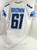 2021 Detroit Lions Miles Brown #61 Game Issued White Jersey 46 DP64673