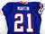 1999 Buffalo Bills Emanuel Martin #21 Game Issued Blue Jersey 44 193