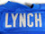 1994 Detroit Lions Eric Lynch #26 Game Used Signed Blue Jersey 75th Patch 203
