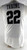 2021-22 Long Beach State Beach Traone #22 Game Used White Jersey Basketball M 6
