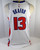 2020-21 Detroit Pistons Jahlil Okafor #13 Game Issued White Jersey 50+6 53