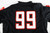 2017 Texas Tech Red Raiders #99 Game Used Black Jersey Womens Soccer L 667