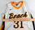 2015-16 Long Beach State Beach #31 Game Used White Jersey Basketball L 698