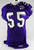 2006 Texas Christian Frogs James Vess #55 Game Used Purple Jersey Poinsettia B