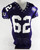 1996-00 Texas Christian TCU Frogs #62 Game Issued Purple Jersey NP Rem WAC 46 0