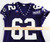 1996-00 Texas Christian TCU Frogs #62 Game Issued Purple Jersey NP Rem WAC 46 0