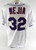 2011 New York Mets Jenrry Mejia #32 Game Issued White Jersey 46 402
