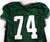 Eastern Michigan Eagles #74 Game Issued Green Jersey Scholar Baller Patch XL 176
