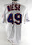 2011 New York Mets Jon Niese #49 Game Issued Pos Used White Jersey 48 421