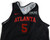 2024-25 Atlanta Hawks Dyson Daniels #5 Game Used Black Practice Jersey L 572