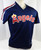 1983-90 California Angels #45 Game Used Blue Jersey Batting Practice L DP21625