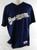 Milwaukee Brewers John Foster #40 Game Used Navy Jersey 48 098