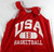 1990s Team USA Basketball #18 Game Issued Red Practice Jersey L 563