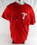 2003 Texas Rangers Rafael Palmeiro #25 Game Used Signed Red T-Shirt 2XL 050