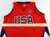 2006-07 Team USA Basketball Blank Game Issued Red Jersey 46 722