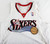 2008-09 Philadelphia 76ers Blank Game Used White Jersey 42 189