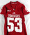 2012 Indiana Hoosiers #53 Game Used Red Jersey Football Name Plate Removed L 179